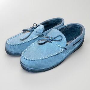 FLORSHEIM Men's Moc Toe Tie Slipper Size 9